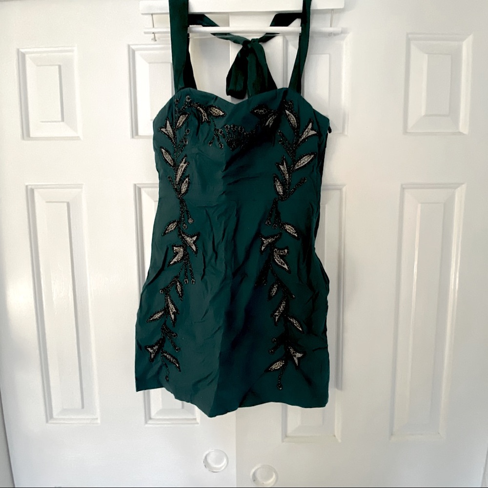 Free People Emerald Mini Dress
